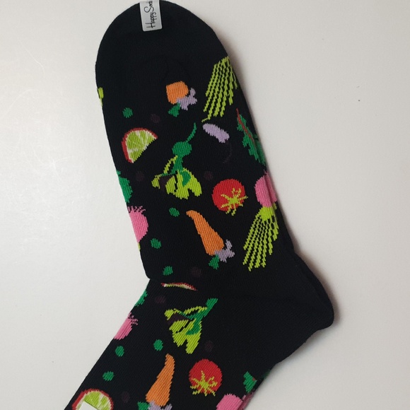 Happy Socks Women Socks EU 36-40, US 5.5 - 9.5 Brand New Combed Cotton #57 - Picture 4 of 4